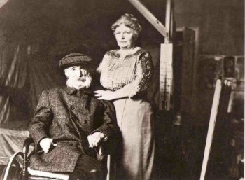 Renoir mit seiner Frau